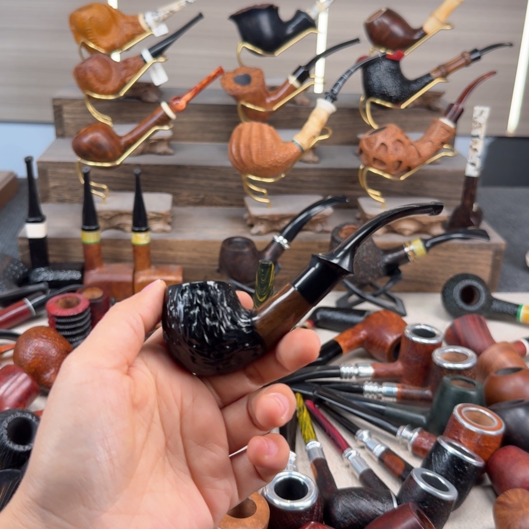 黑檀木烟斗 手工的
