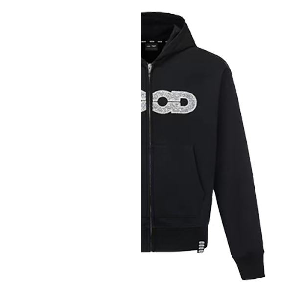 2025冬季圣诞亮片珠片绣男女同款连帽外套