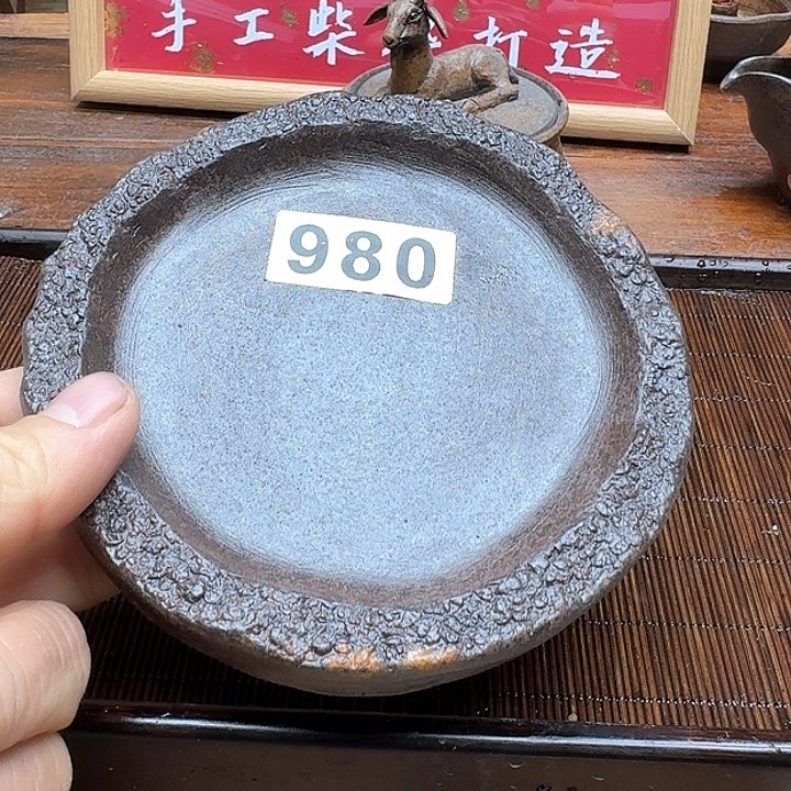 纯手工制作粗陶茶具