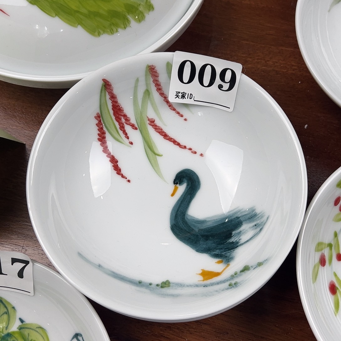 瓷片景德镇陶瓷手工手绘制作