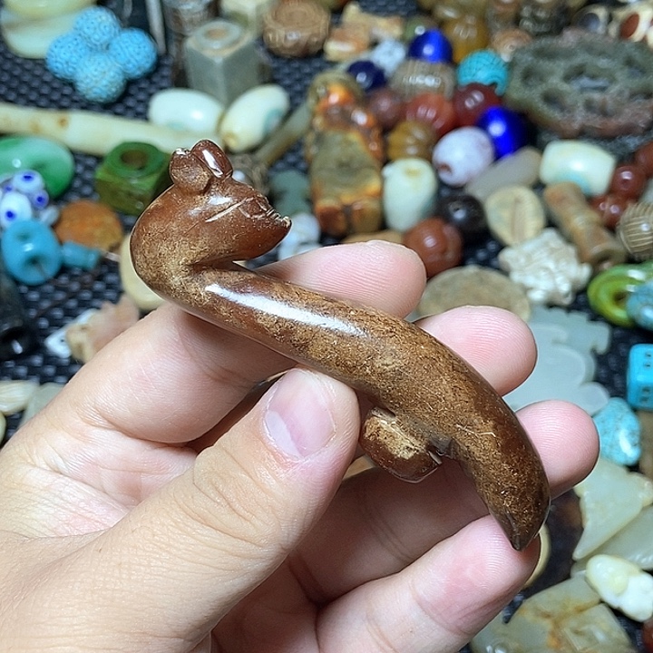 和田玉未镶嵌颈饰198