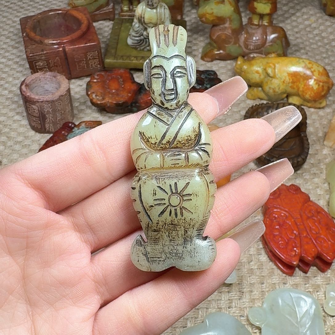 白玉菩提吊坠挂件