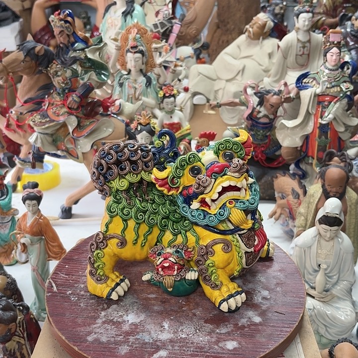 1***.陶土陶瓷摆件石湾