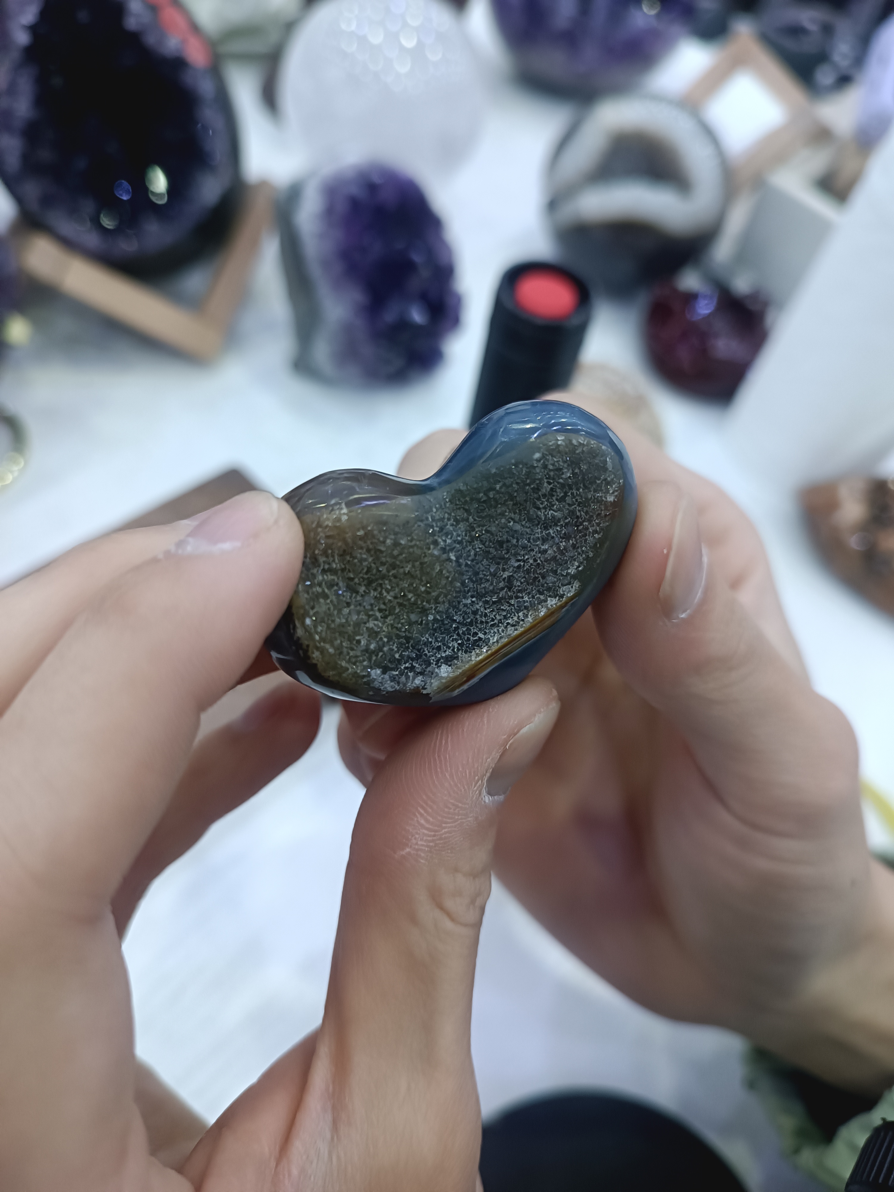 巴西乌拉圭紫水晶摆件