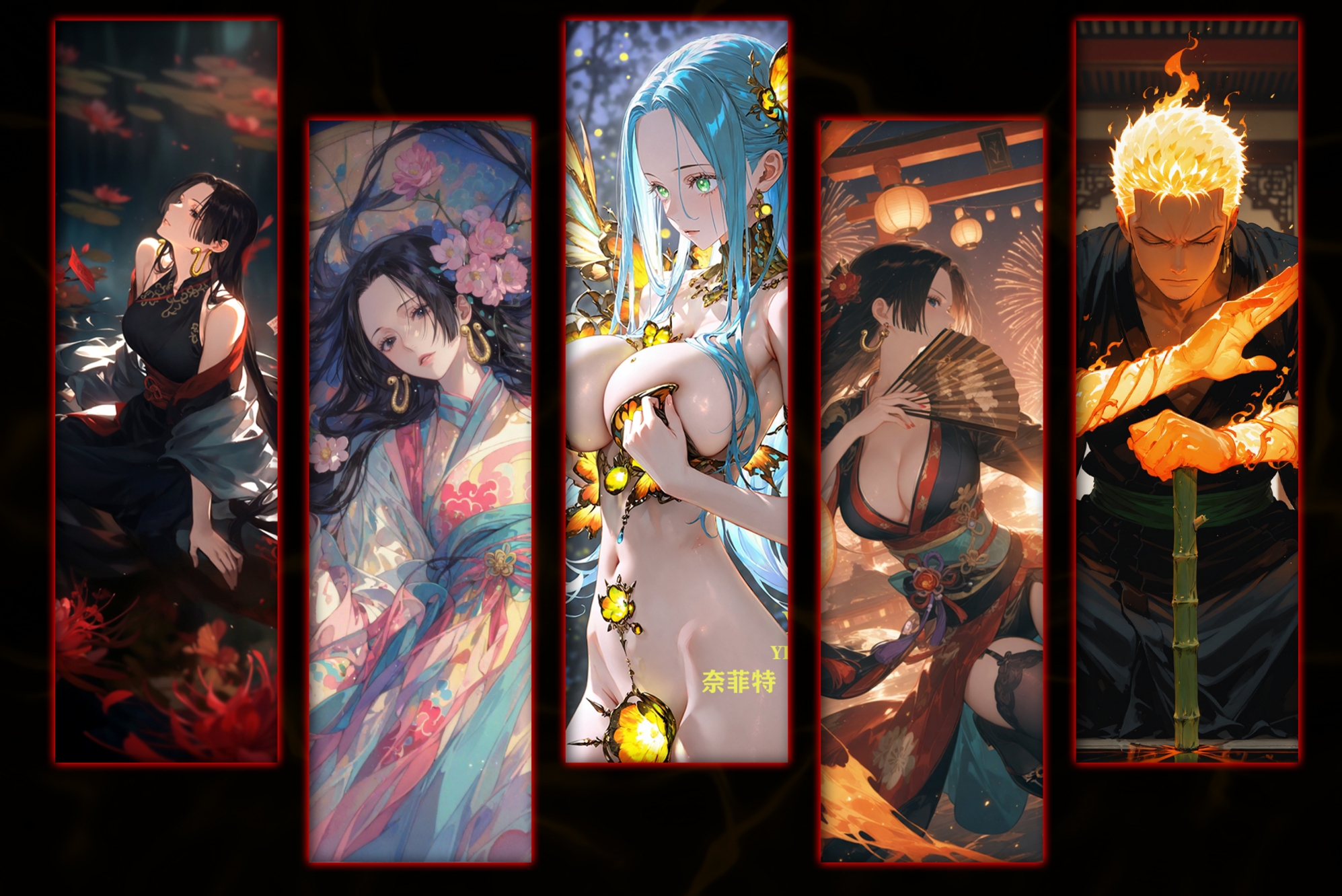 【奇点潮玩】【海贼王】第一弹航海王二创卡牌集卡盲盒金属钻卡 盲盒