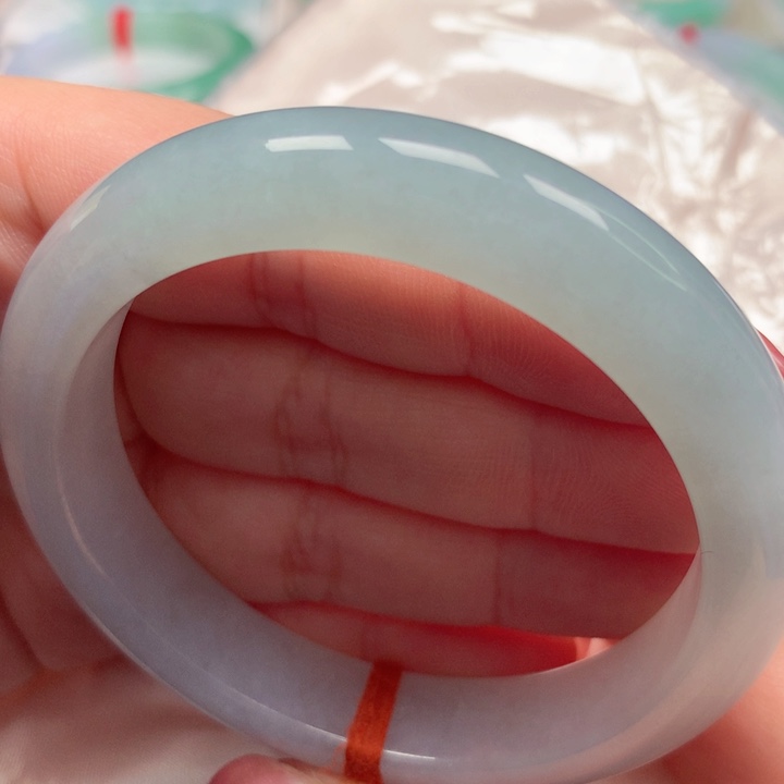 翡翠手镯未镶嵌冰冰蓝51⭐️