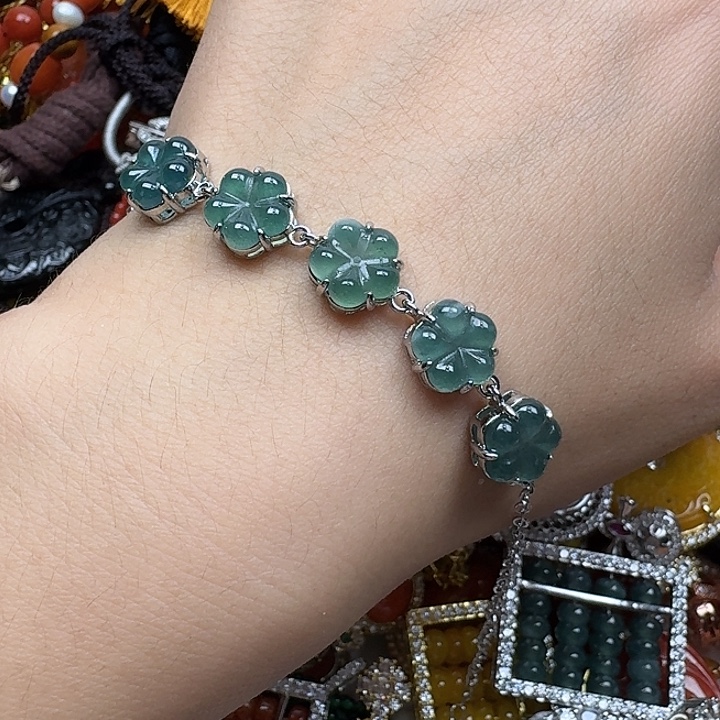 翡翠未镶嵌项链翡翠