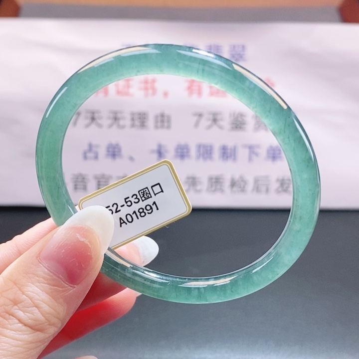 翡翠未镶嵌手镯翡翠手镯238