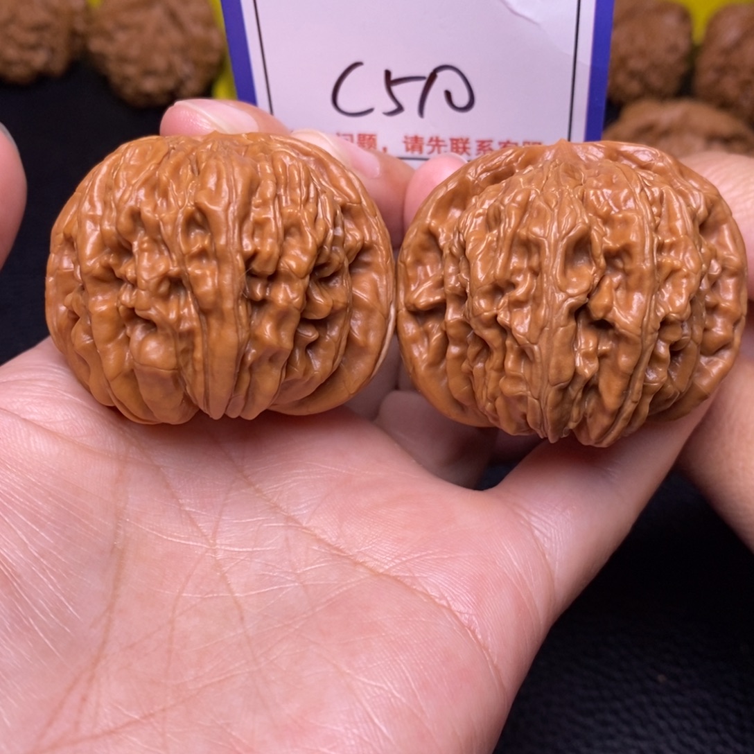 文玩核桃把件44四座楼c510