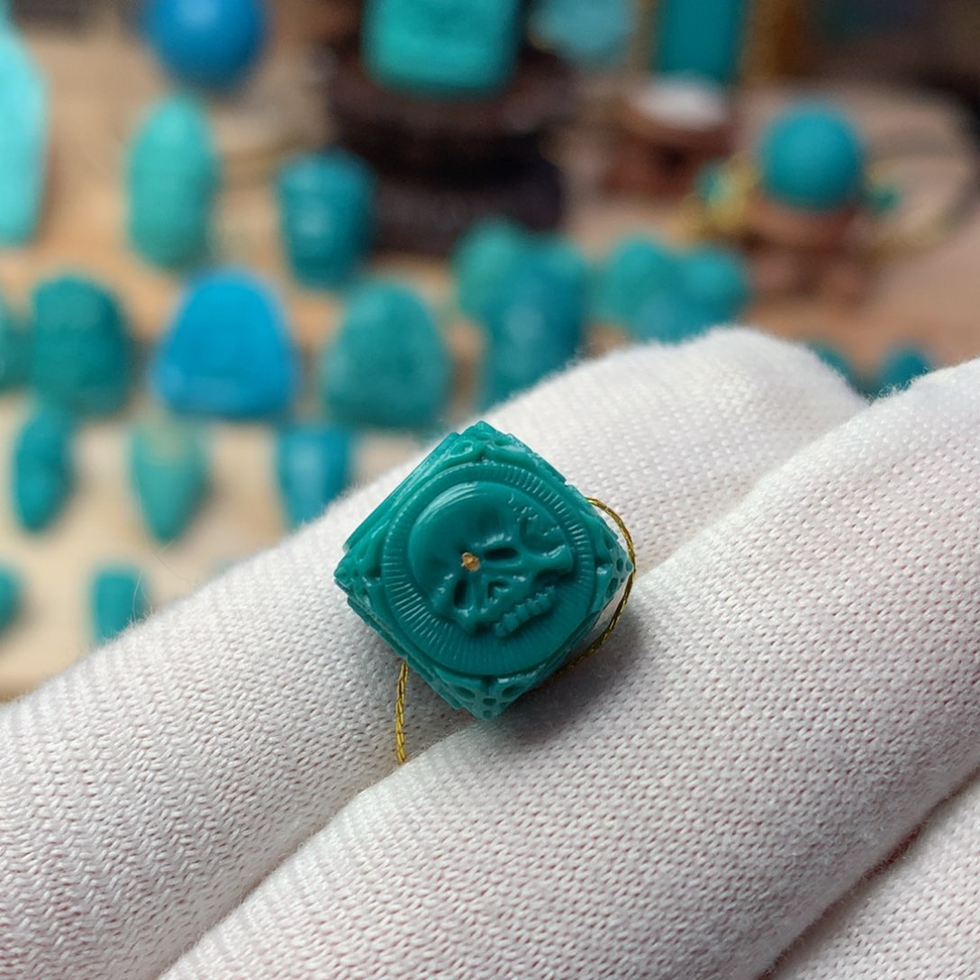 绿松石珠宝奇石未镶嵌