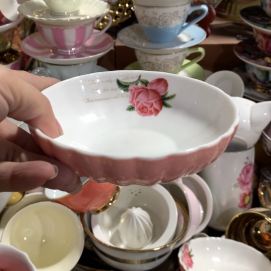 瓷片陶瓷浅碗直径12厘米高4厘米