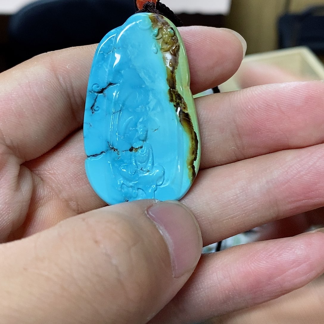 未镶嵌绿松石珠宝奇石