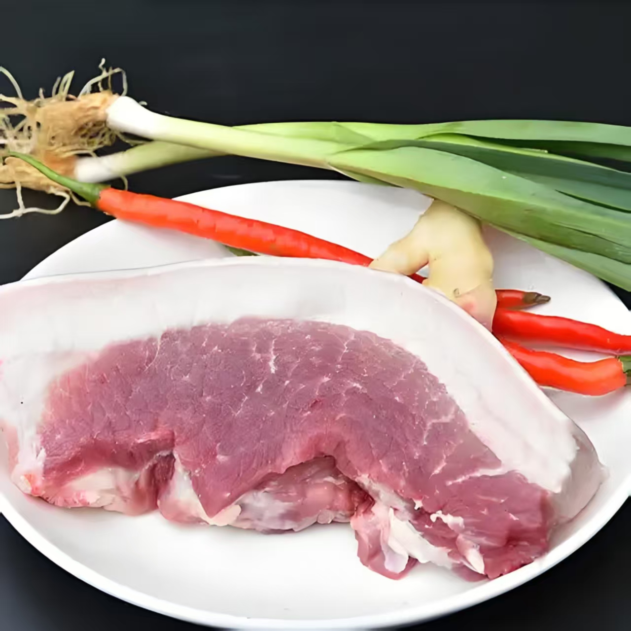 猪腱子盐源本地粮食猪当日上鲜后腿二刀肉