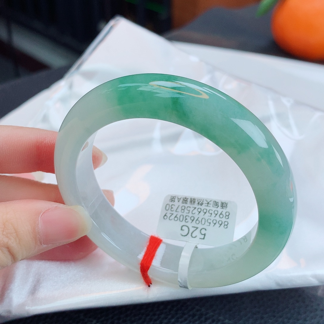 翡翠手镯未镶嵌缅甸天然翡翠A货