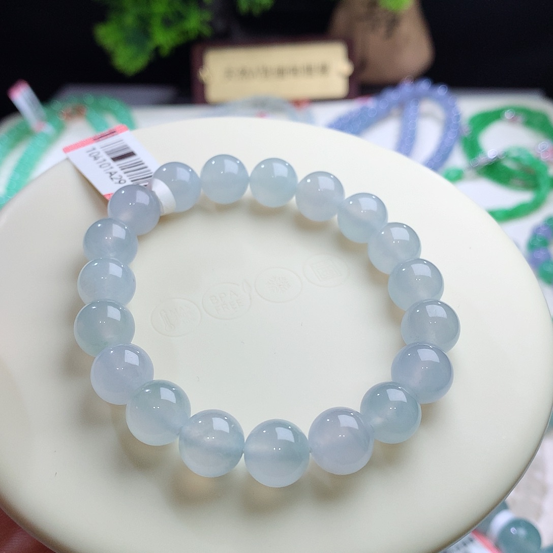 未镶嵌手串翡翠卡10mm