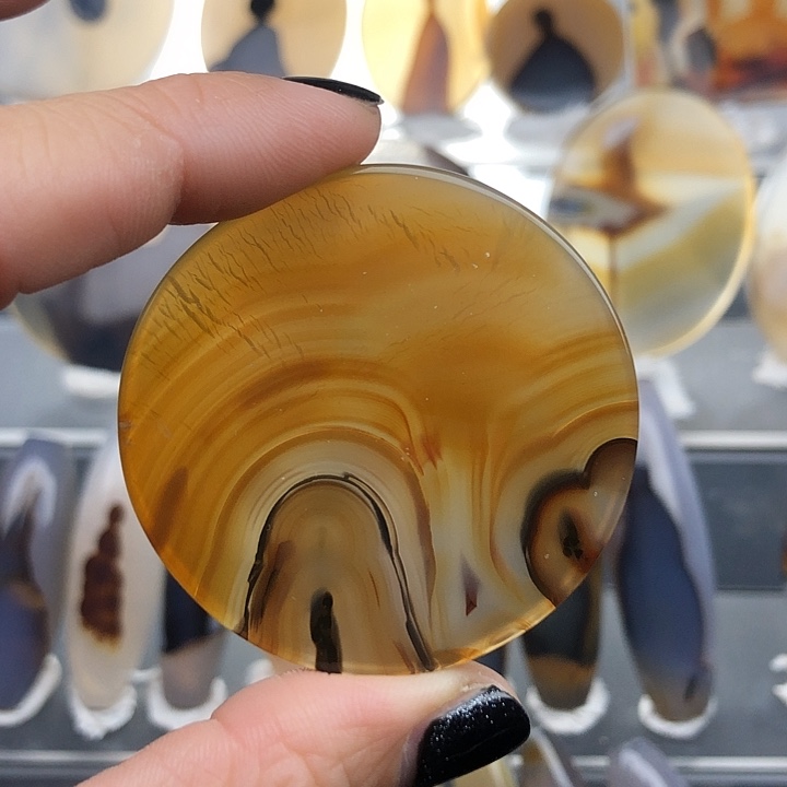 查罗石未镶嵌珠宝半成品28