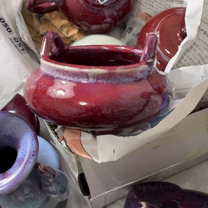 摆件陶郑家钧窑摆件