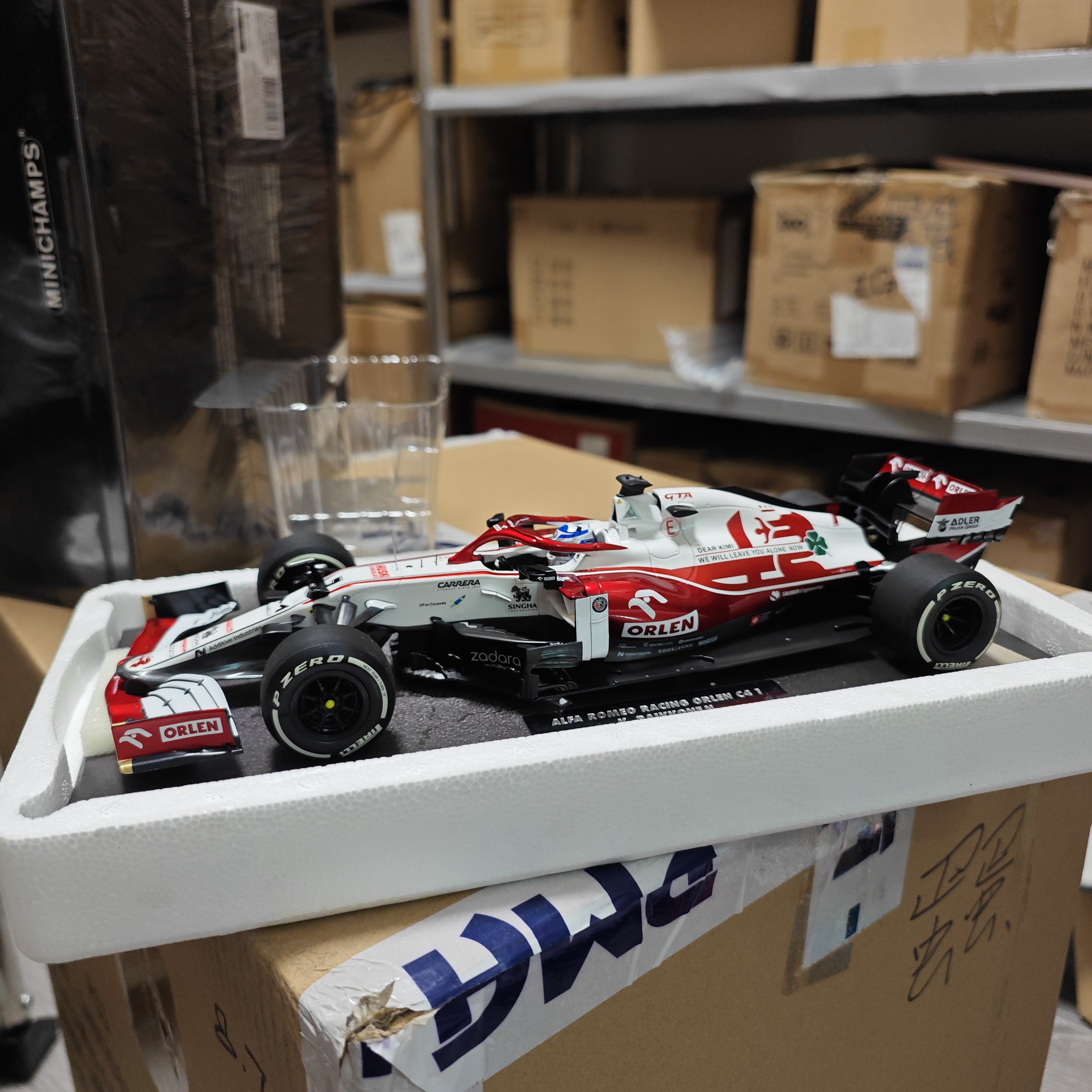 Minichamps 1:18 kimi 最终战 C41 合金车模