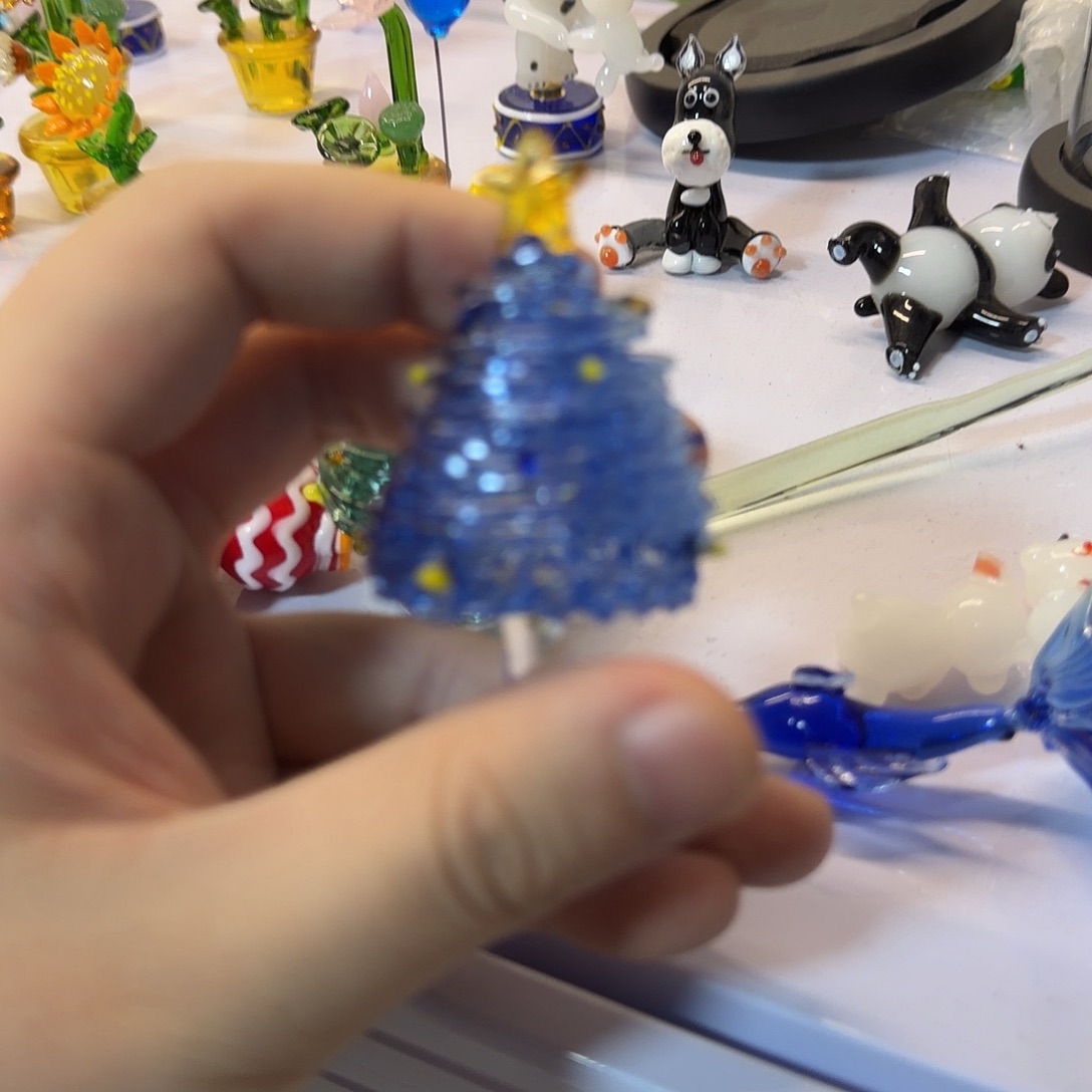 琉璃手工艺品圣诞树