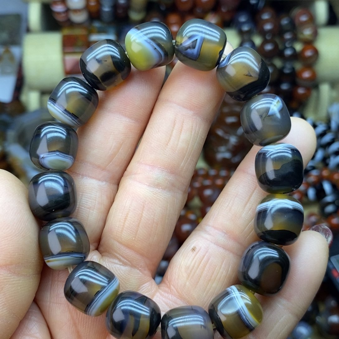 玛瑙/玉髓手链未镶嵌