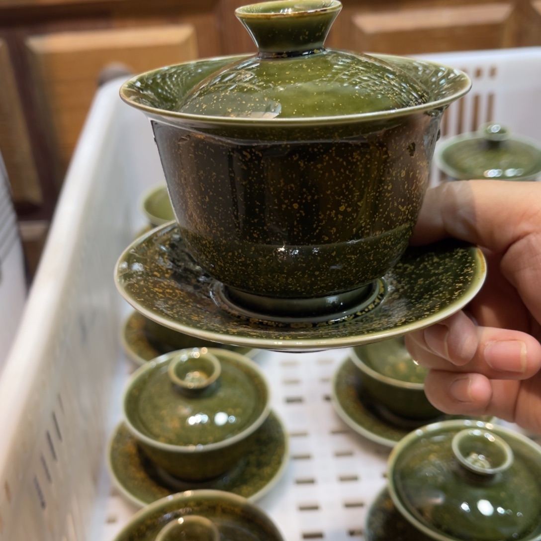 今***饭草木斋清水烧盖碗