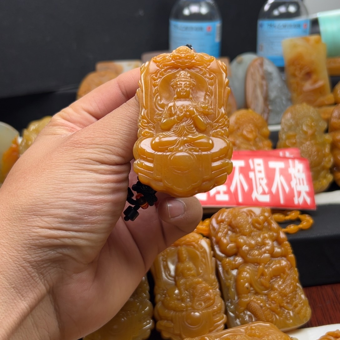 石英质玉（黄龙玉）未镶嵌多选一发货