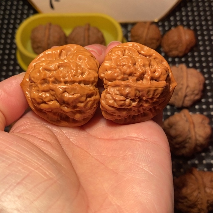 文玩核桃把件开背大腿三角蛙