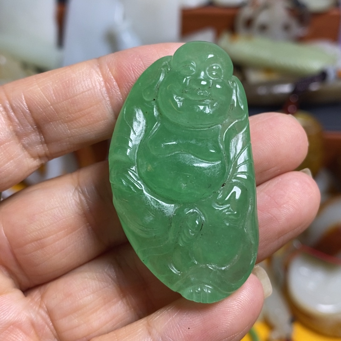 颈饰未镶嵌和田玉（糖玉）