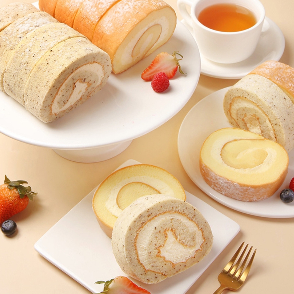 会员商店 瑞士卷 麻薯 榴莲大福 欧包 贝果