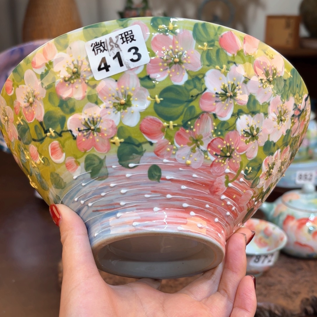 景德镇手绘高温釉下彩陶瓷茶具