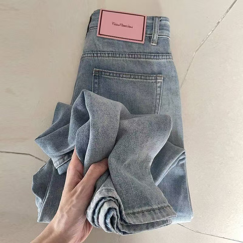 1571-1580小脚阔腿微辣弯刀时尚牛仔