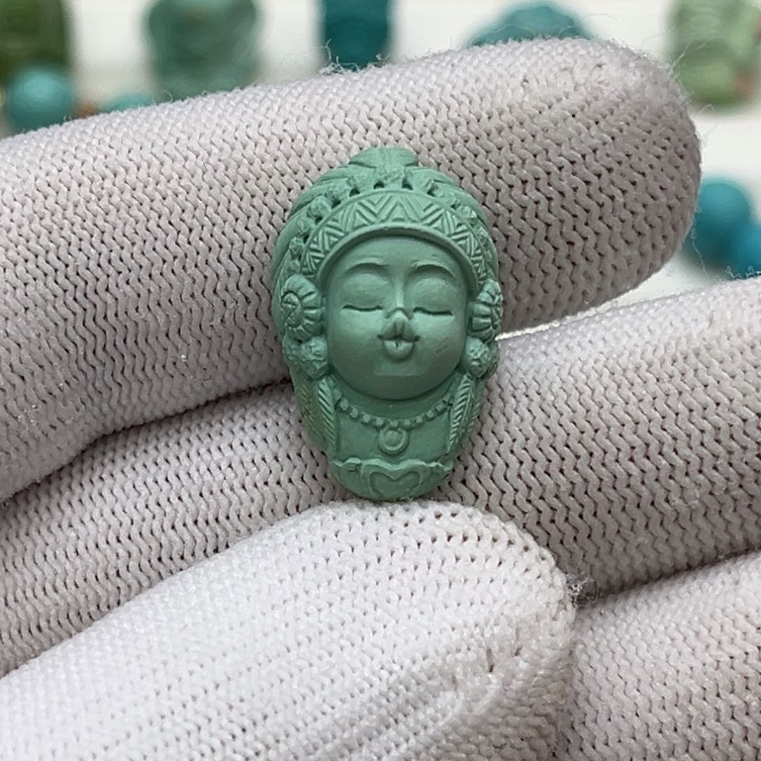 未镶嵌绿松石珠宝奇石