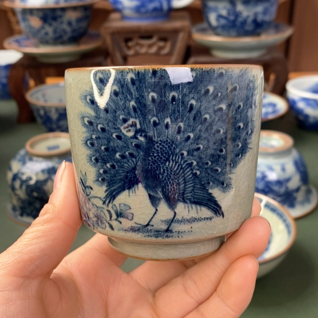 杯景德镇陶瓷手工手绘