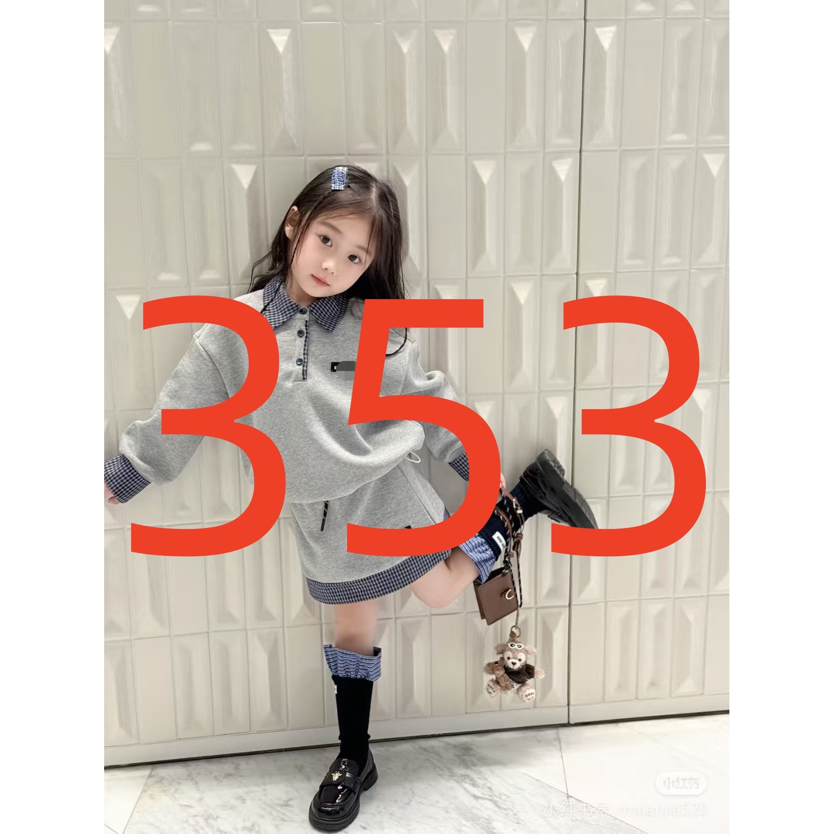 【GZ】编码353女童2025童装秋季新款时尚秋款裤子YMR4NK563