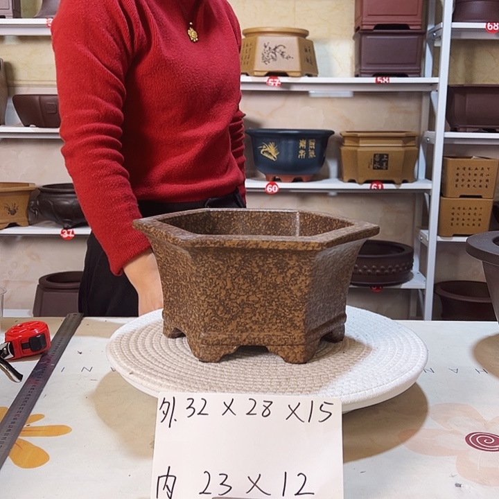 紫砂花盆紫砂花盆