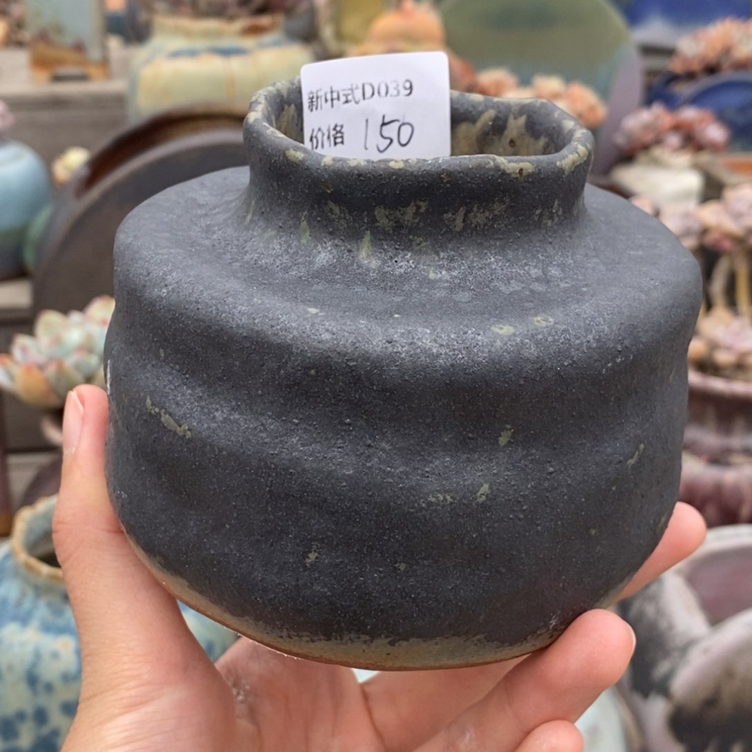 粗砂花盆1987新中式D039