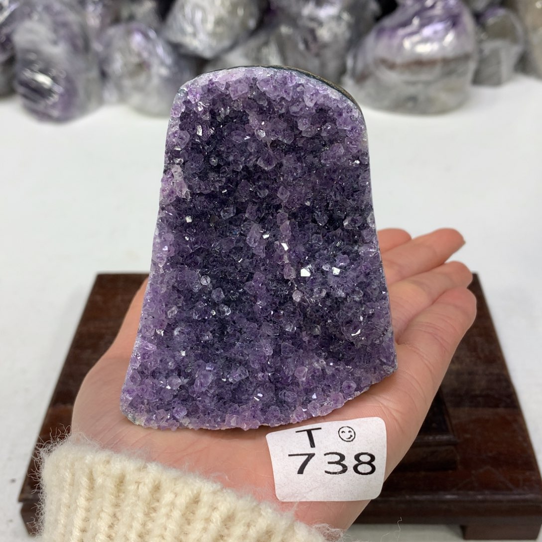 紫晶摆件未镶嵌水晶