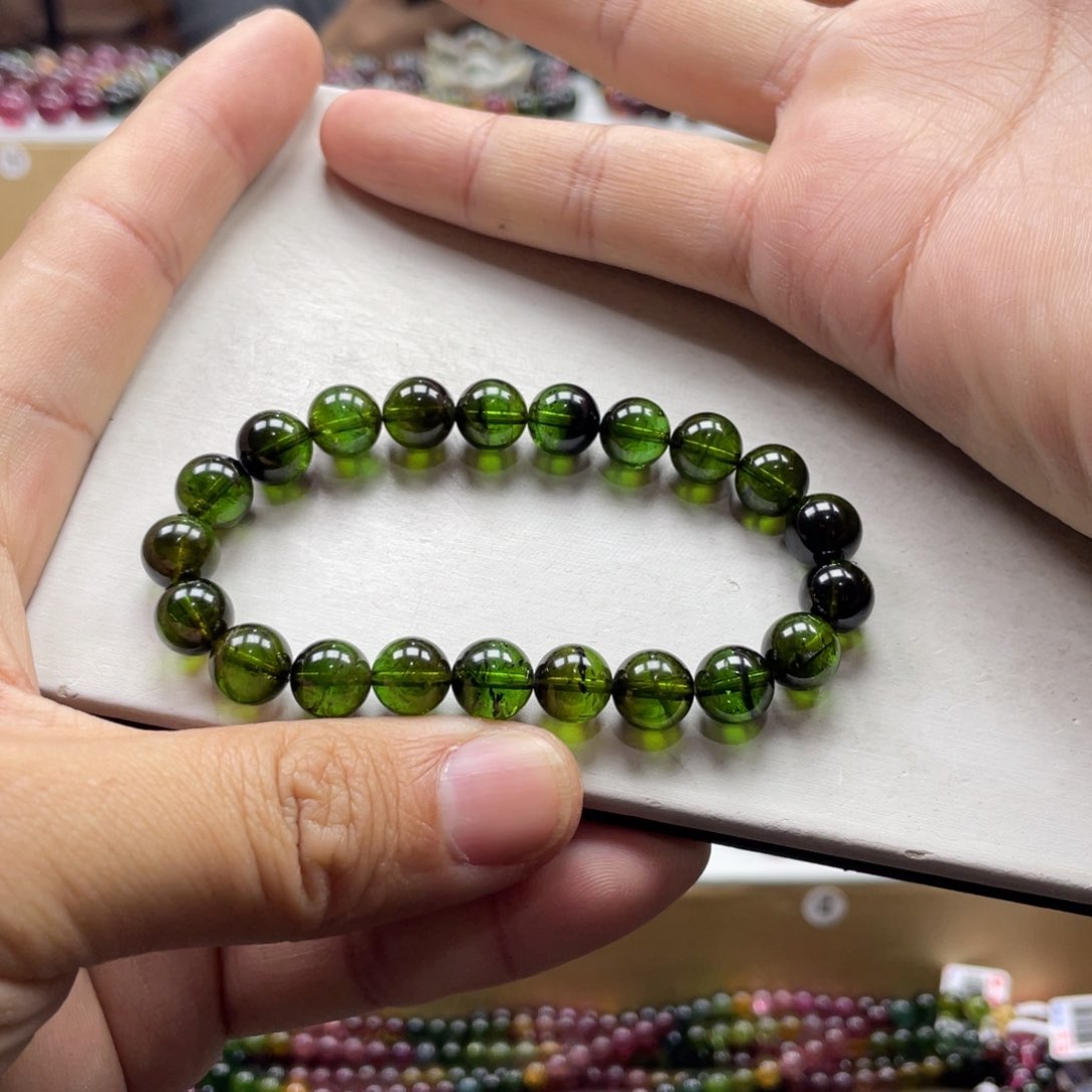 碧玺手串未镶嵌8.8mm.mmmmmmmm