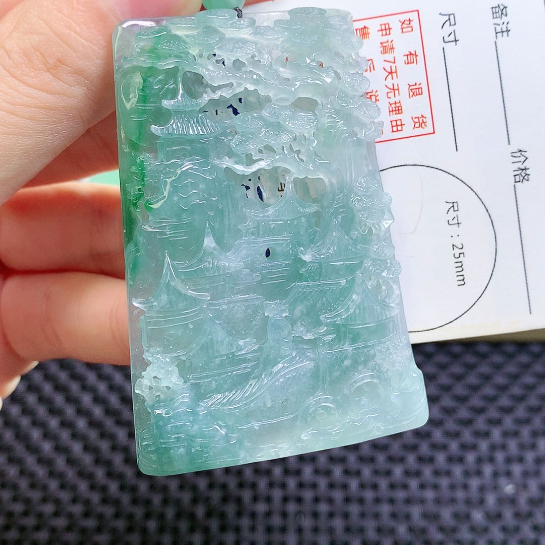 颈饰未镶嵌翡翠翡翠