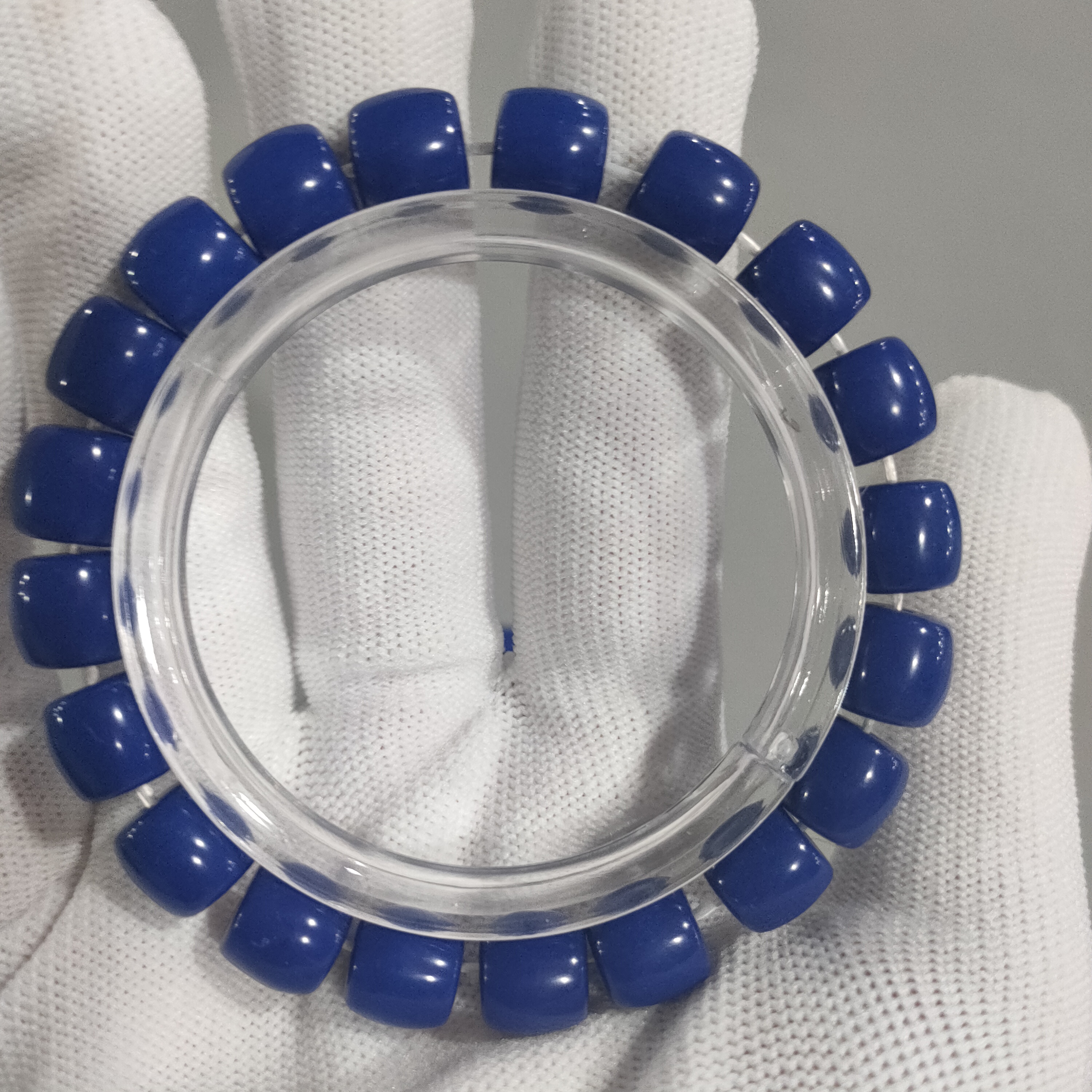 A483 青金石 卡1.0直切单圈手串