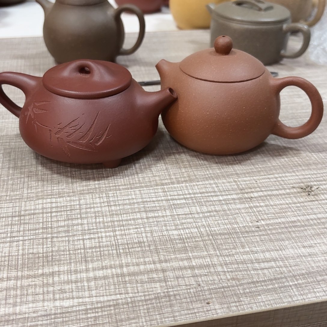 孙***华茶壶紫砂半手工制作