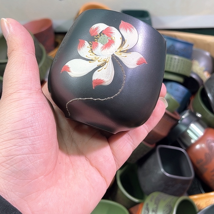 茶杯紫砂全手工紫砂主人杯