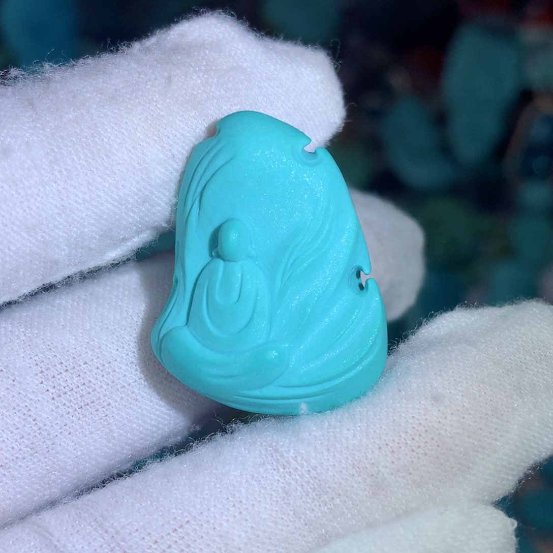 绿松石珠宝奇石未镶嵌