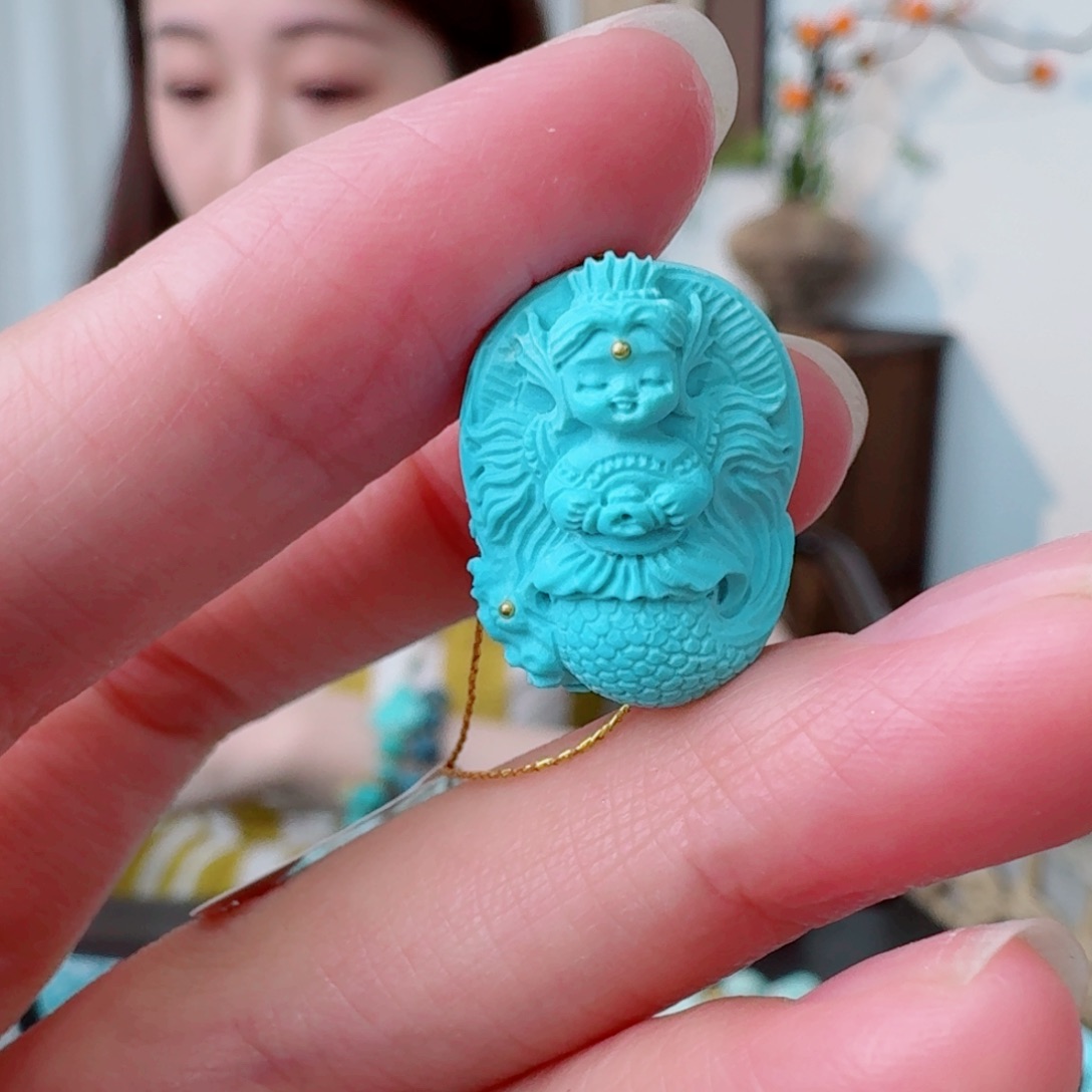 未镶嵌绿松石珠宝奇石