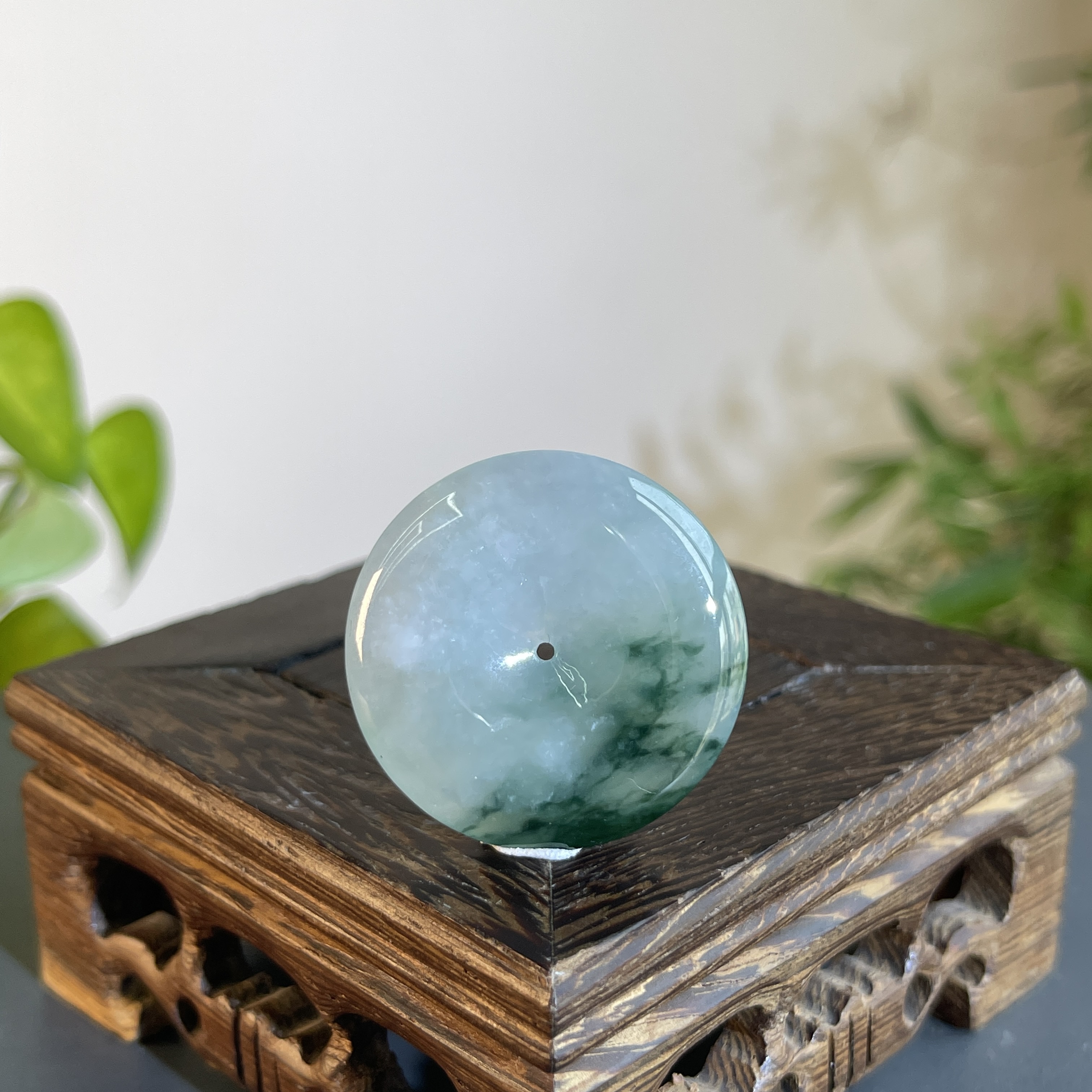 JTA12-113 天然缅甸翡翠A货 平安扣