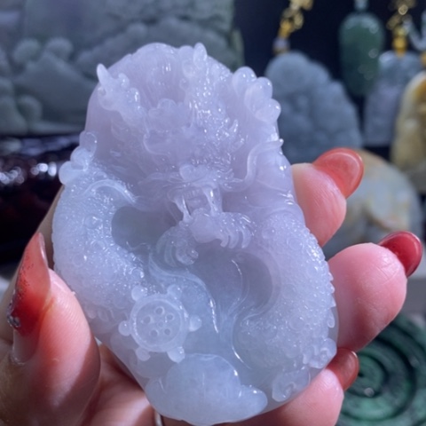 【闪购商品】颈饰未镶嵌翡翠龙牌