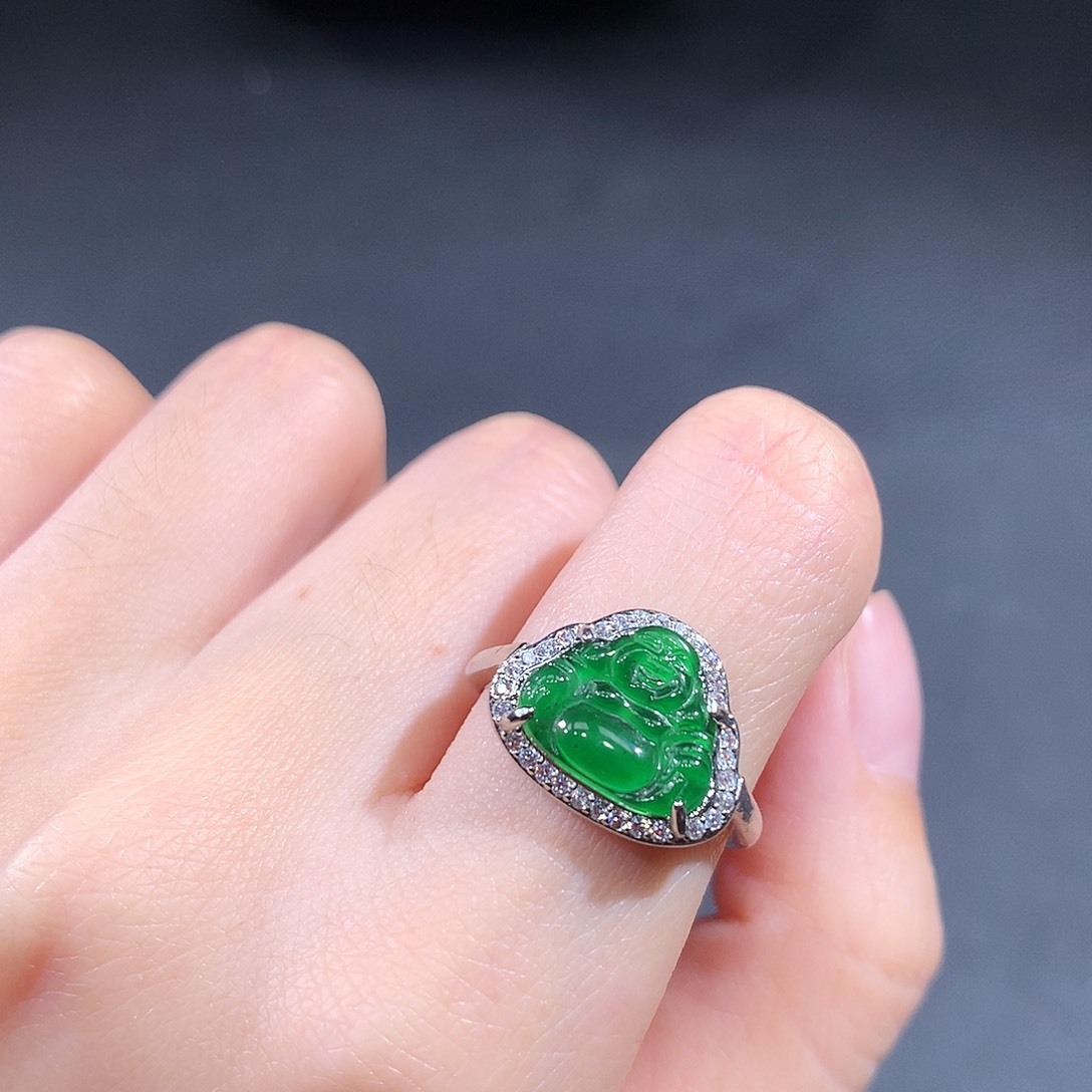 未镶嵌戒指翡翠翡翠