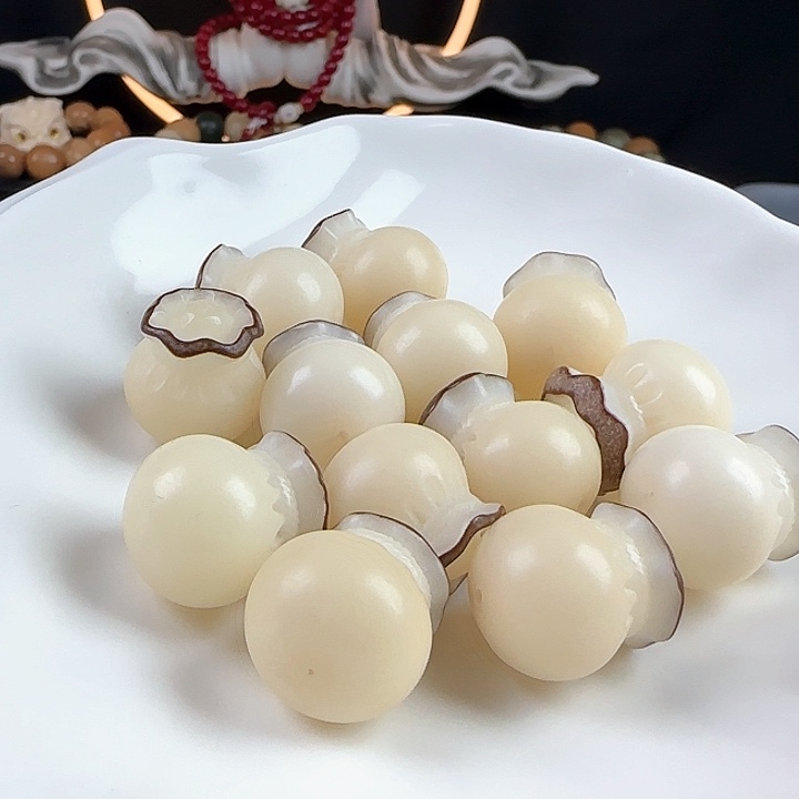 菩提根/象牙果吊坠瑕疵卡20大钱袋6颗