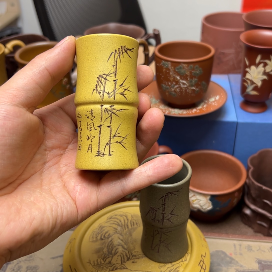 紫砂茶杯紫砂主人杯50cc