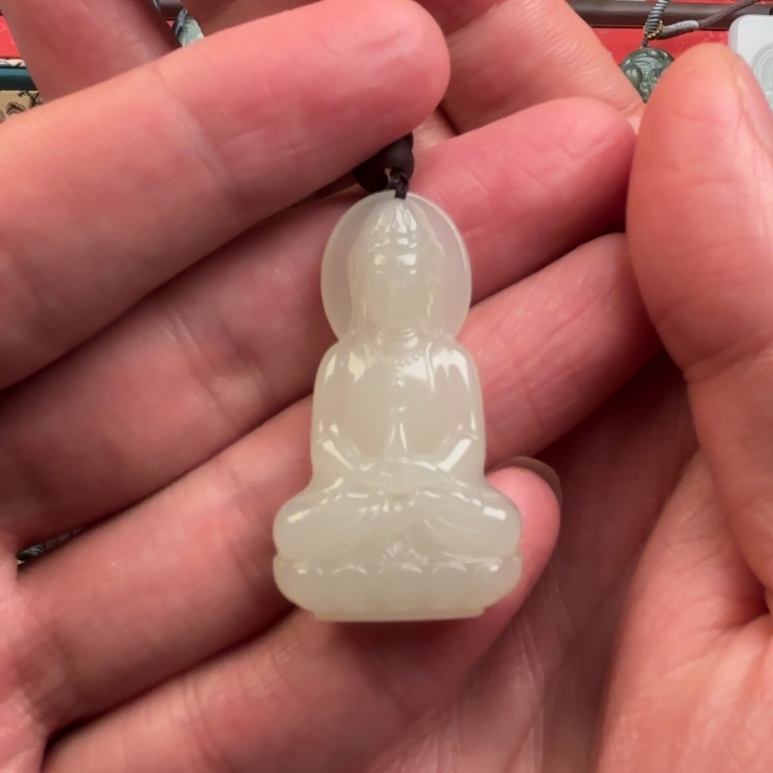 和田玉颈饰未镶嵌一*